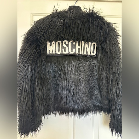 H&M x MOSCHINO Faux Fur Jacket - Picture 2 of 6
